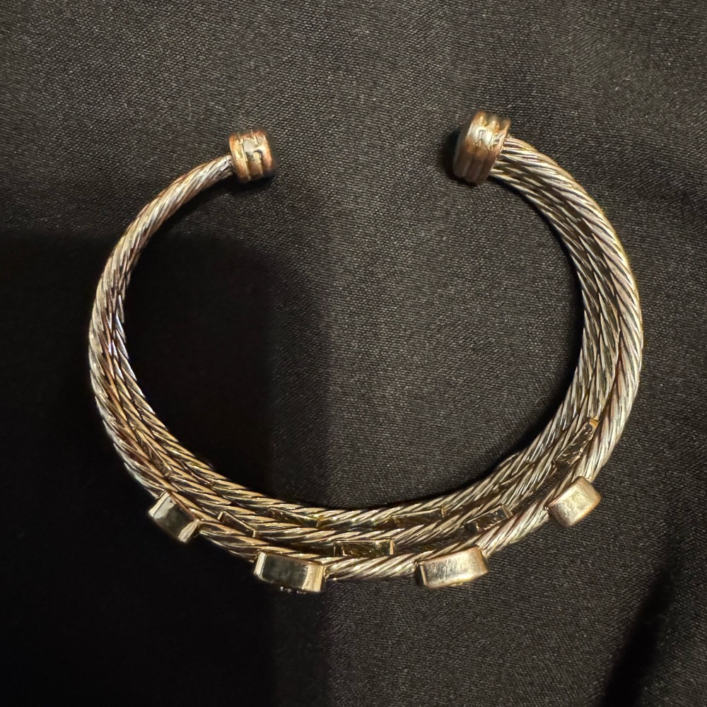 Elegant Silver and Gold Women's Bracelet